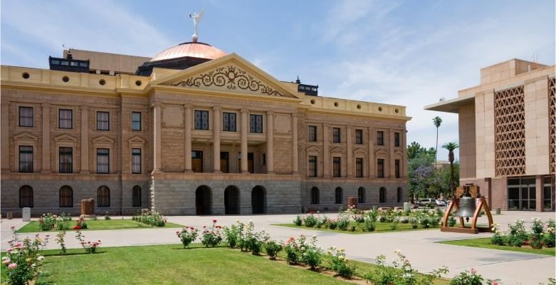 Light Coloured Building In Arizona