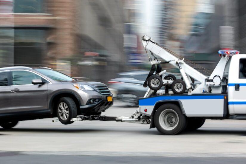 Police Car Towing